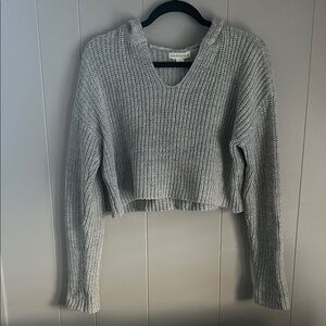 Gray Everlane Knit Sweater
